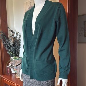 NWT northern reflections size small cotton Emerald Green Women's Sweater